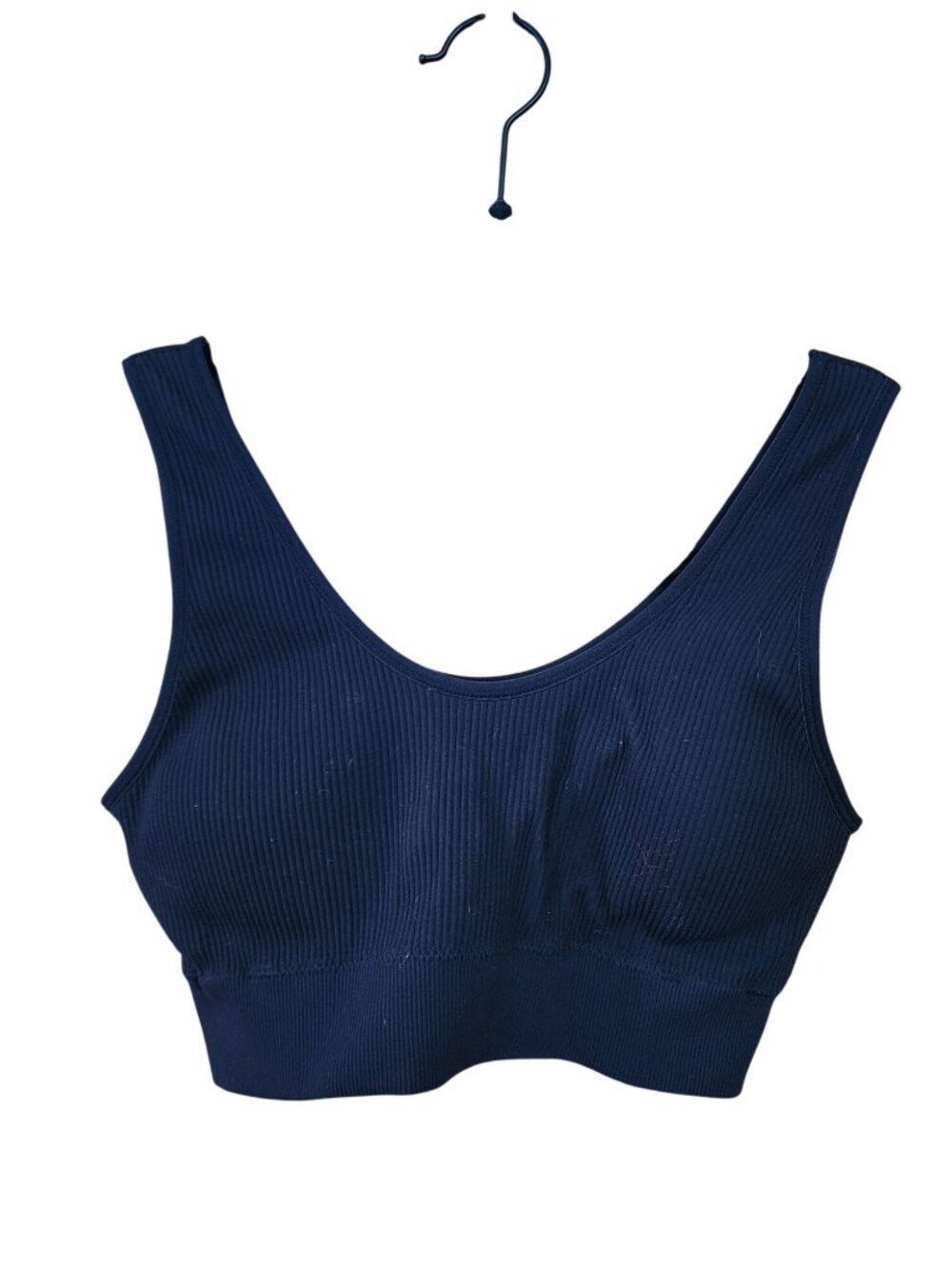 Aerie Black ribbed Bralette Lined Womens Size M